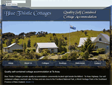 Tablet Screenshot of bluethistlecottages.com